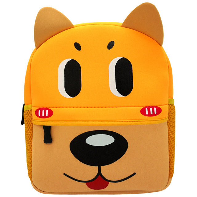 2021 New 3D Animal Children Backpacks Brand Design Girl Boys Backpack Toddler Kids Neoprene School Bags Kindergarten Cartoon Bag