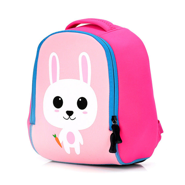 2021 New 3D Animal Children Backpacks Brand Design Girl Boys Backpack Toddler Kids Neoprene School Bags Kindergarten Cartoon Bag
