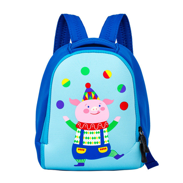 2021 New 3D Animal Children Backpacks Brand Design Girl Boys Backpack Toddler Kids Neoprene School Bags Kindergarten Cartoon Bag
