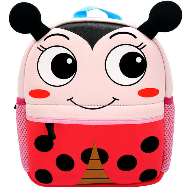 2021 New 3D Animal Children Backpacks Brand Design Girl Boys Backpack Toddler Kids Neoprene School Bags Kindergarten Cartoon Bag
