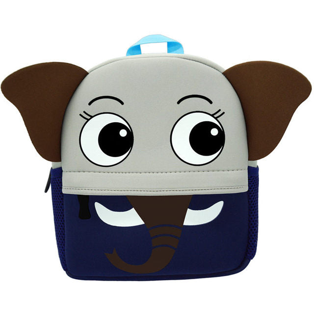2021 New 3D Animal Children Backpacks Brand Design Girl Boys Backpack Toddler Kids Neoprene School Bags Kindergarten Cartoon Bag