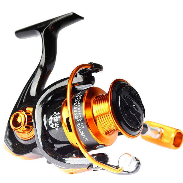 JOSBY NEW Fishing Reel Movement 1000~7000 Series 13 BB Accessories Metal Spool Spinning Wheel For Sea Saltwater Carp Pesca