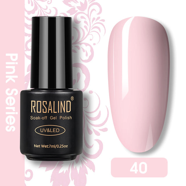 ROSALIND Nail Gel Polish Glitter Series Gel Varnishes All For Manicure Soak Off UV Lamp Nails Art Semi Permanent Gel Polish