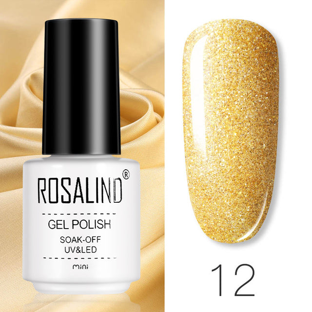 ROSALIND 7ML Nail Gel Polish Hybrid Varnishes All For Manicure Nails Art Base Top Coat UV Lamp Vernis Semi Permanent Varnishes
