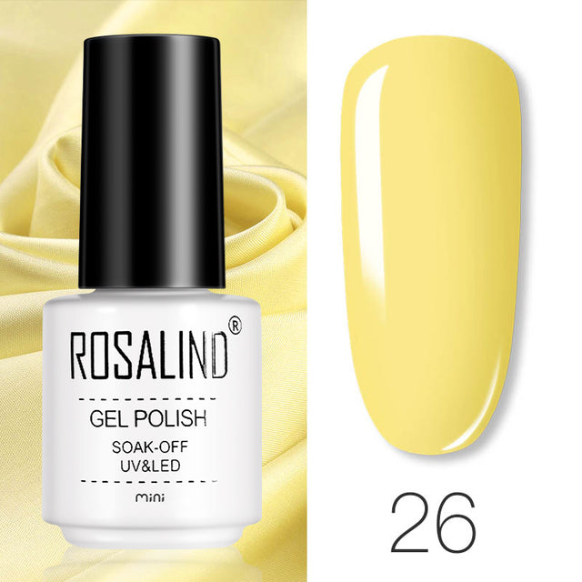 ROSALIND 7ML Nail Gel Polish Hybrid Varnishes All For Manicure Nails Art Base Top Coat UV Lamp Vernis Semi Permanent Varnishes