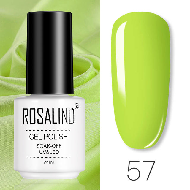 ROSALIND 7ML Nail Gel Polish Hybrid Varnishes All For Manicure Nails Art Base Top Coat UV Lamp Vernis Semi Permanent Varnishes