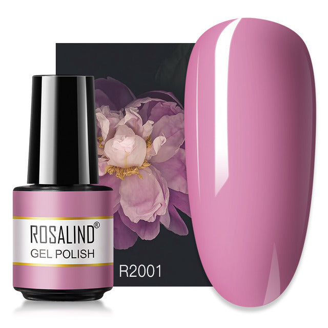 ROSALIND 7ML Nail Gel Polish Hybrid Varnishes All For Manicure Nails Art Base Top Coat UV Lamp Vernis Semi Permanent Varnishes