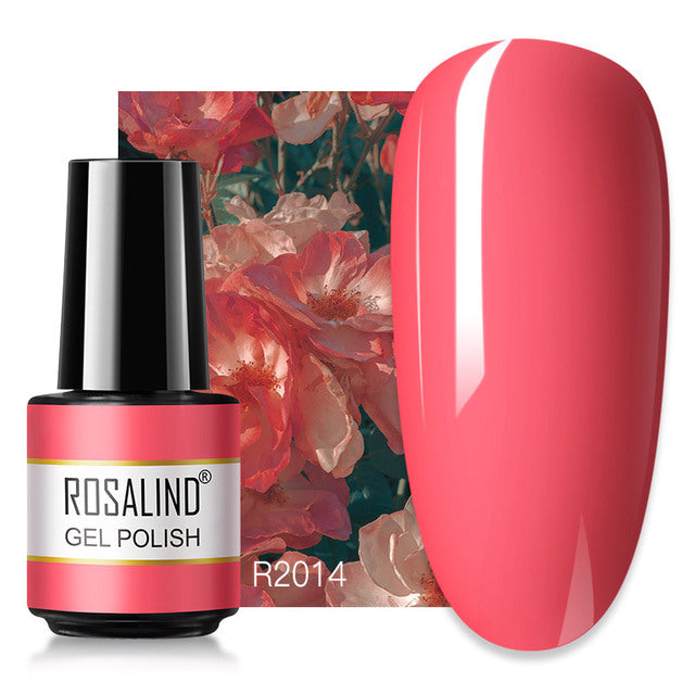 ROSALIND 7ML Nail Gel Polish Hybrid Varnishes All For Manicure Nails Art Base Top Coat UV Lamp Vernis Semi Permanent Varnishes