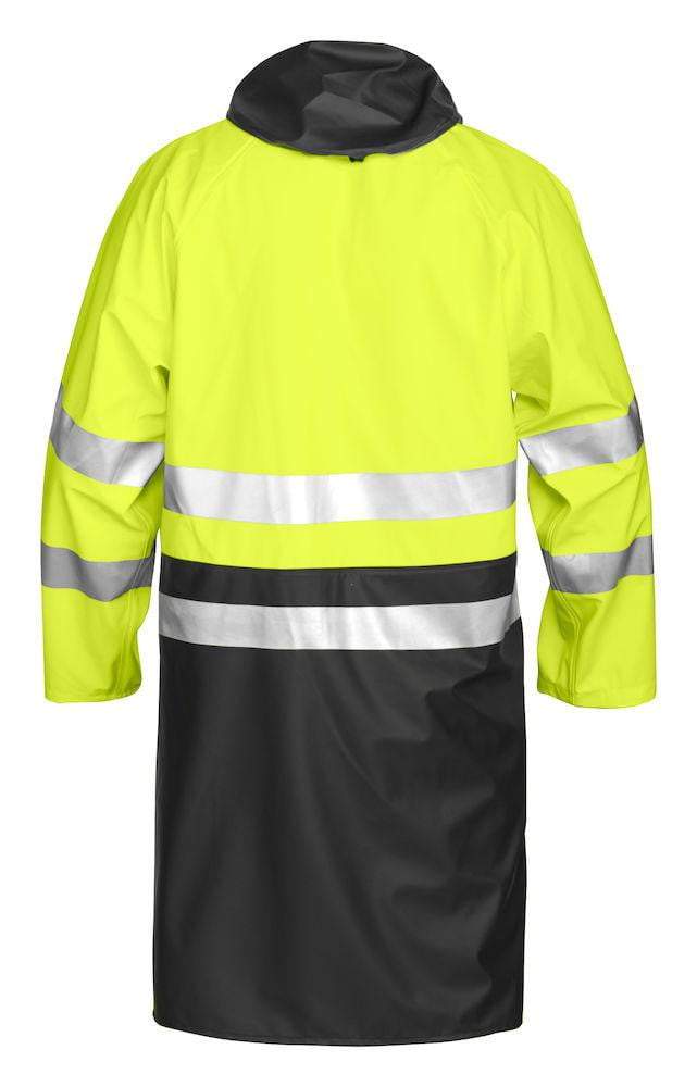 Herren Regenmantel- Warnschutzmantel  EN ISO 20471 KLASSE 3 - wirbe-welt.shop