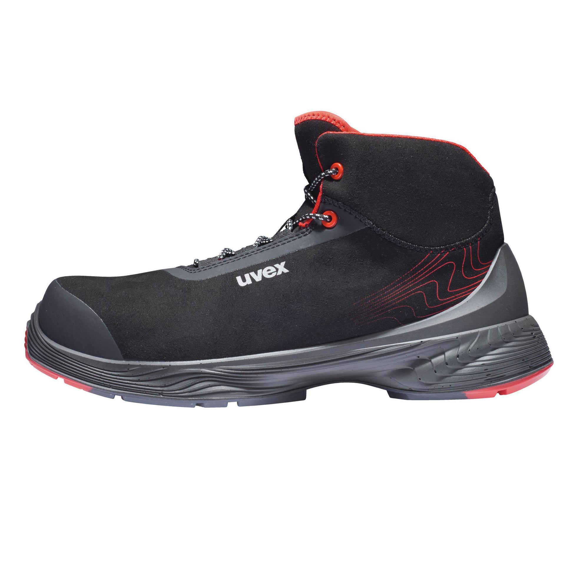 leichter S3-Sicherheitsschnürstiefel- uvex 1 G2 Sicherheitsschuh S3 Stiefel Weite 10444