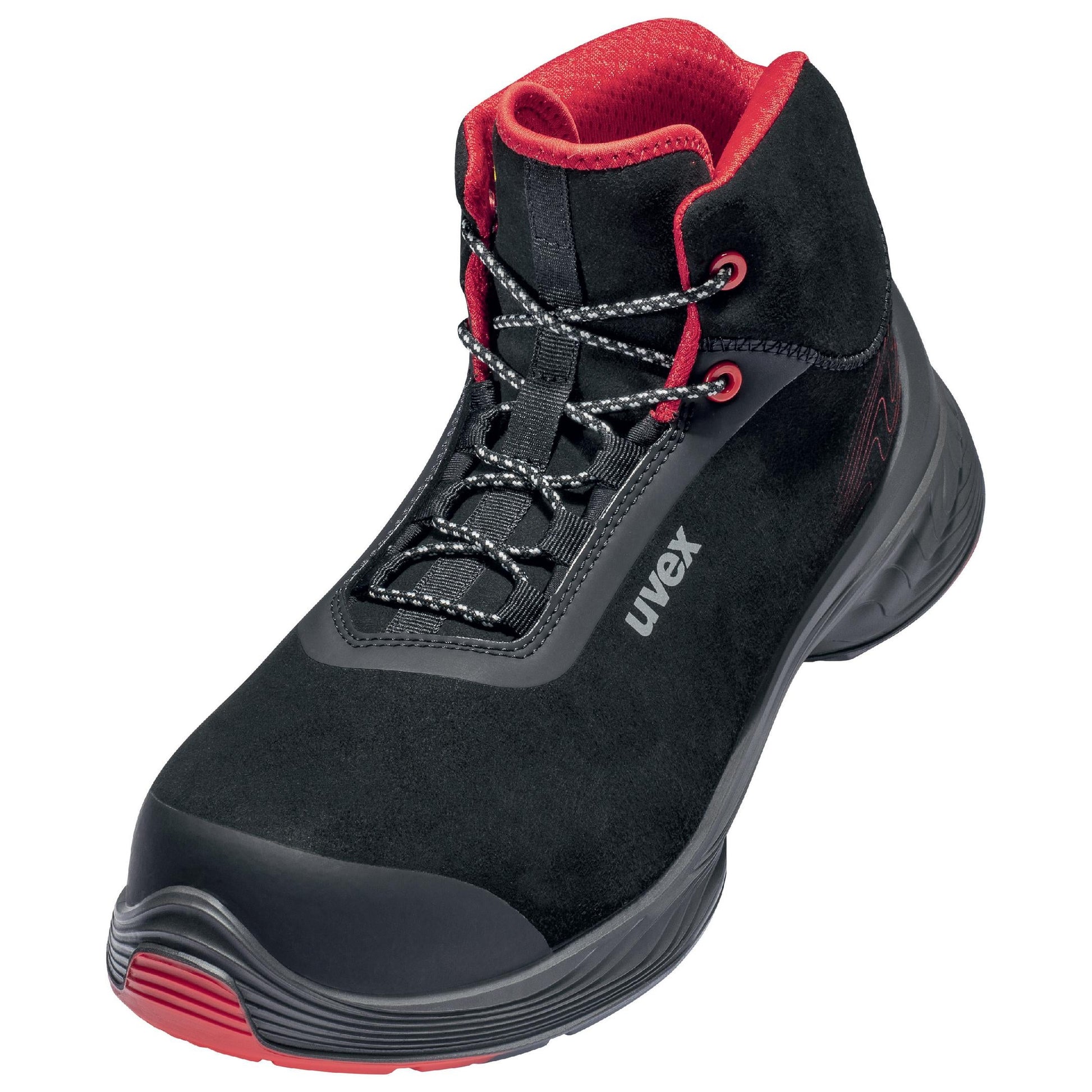 leichter S3-Sicherheitsschnürstiefel- uvex 1 G2 Sicherheitsschuh S3 Stiefel Weite 10 schuh länge