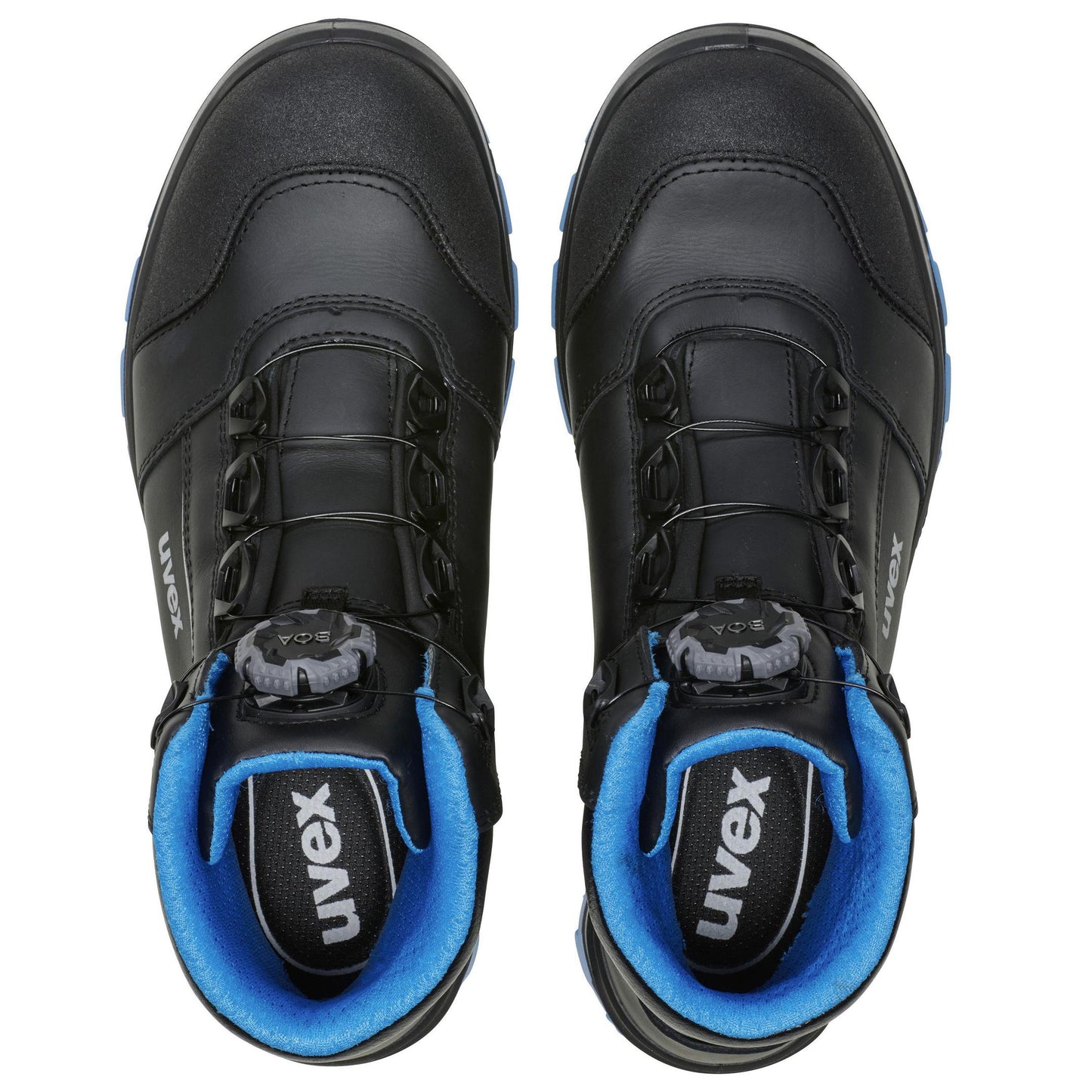 uvex 2 xenova® Schnürstiefel Boa® Fit System S3 SRC Weite 11 beide von oben gezeigt