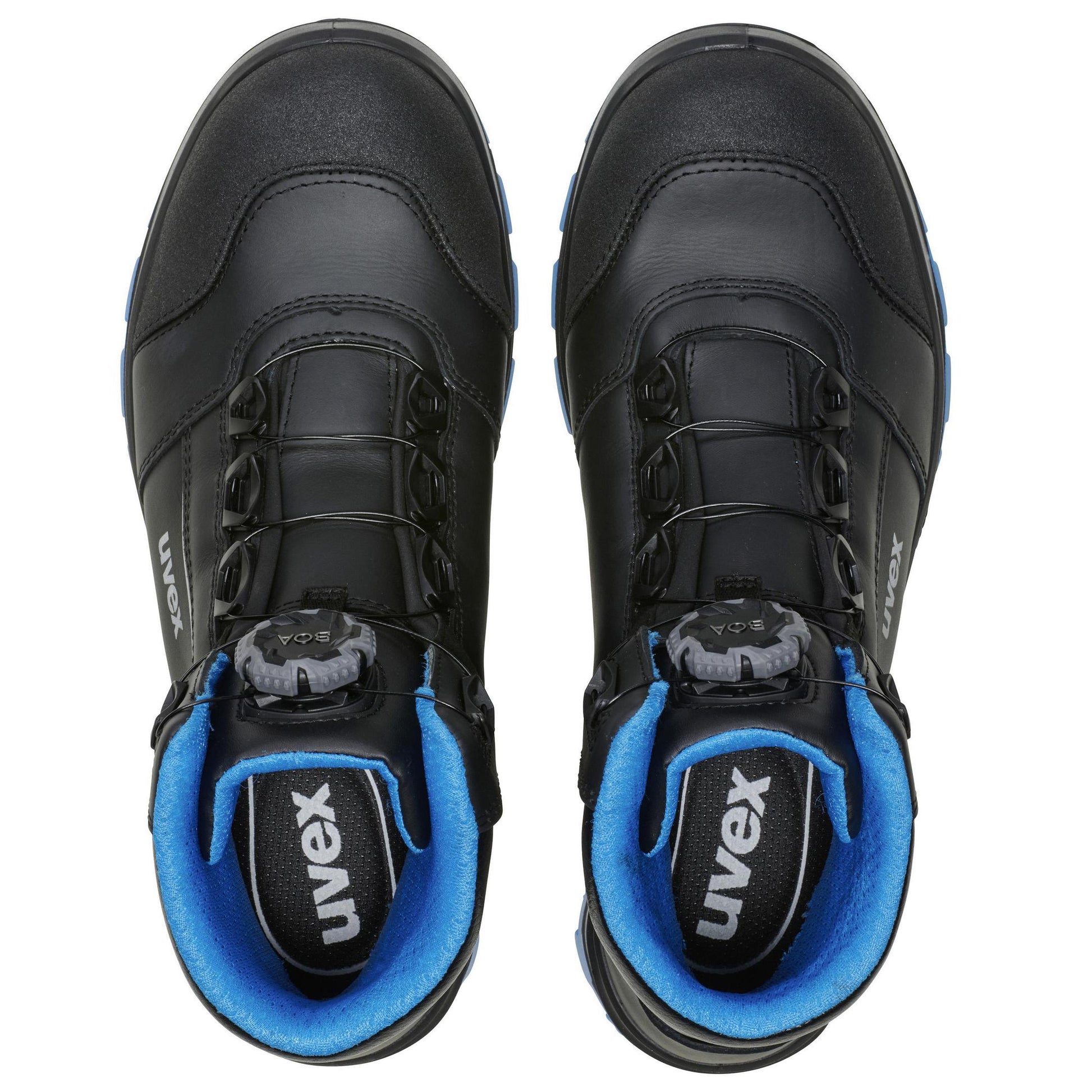 uvex 2 xenova® Schnürstiefel Boa® Fit System S3 SRC Weite 11 beide von oben gezeigt