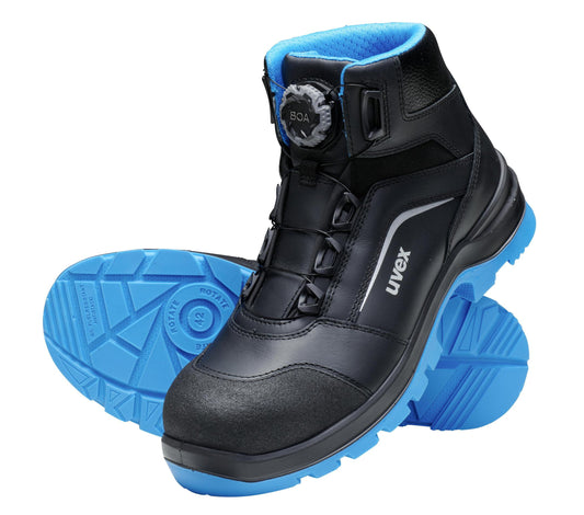 uvex 2 xenova® Schnürstiefel Boa® Fit System S3 SRC Weite 11 beide schuhe