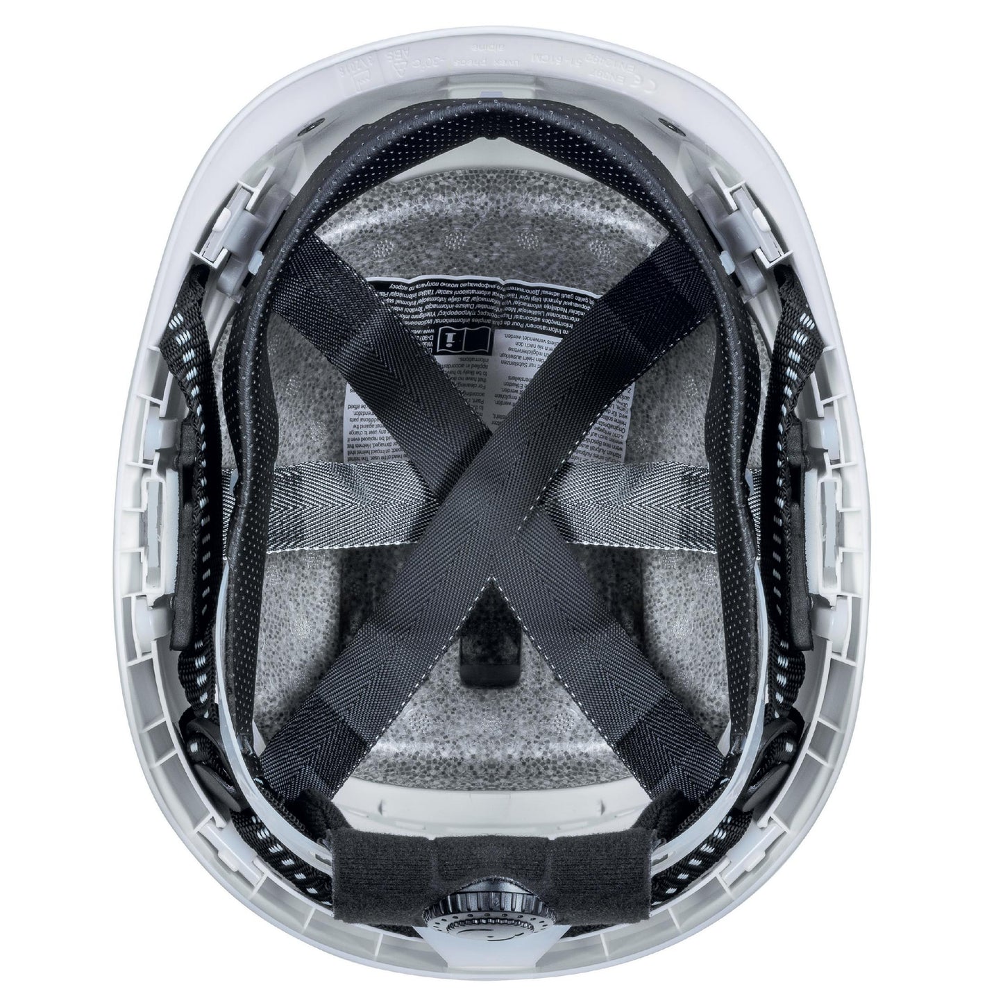 uvex pheos alpine Schutzhelm weiß- Industrieschutzhelm verstellbare Grösse