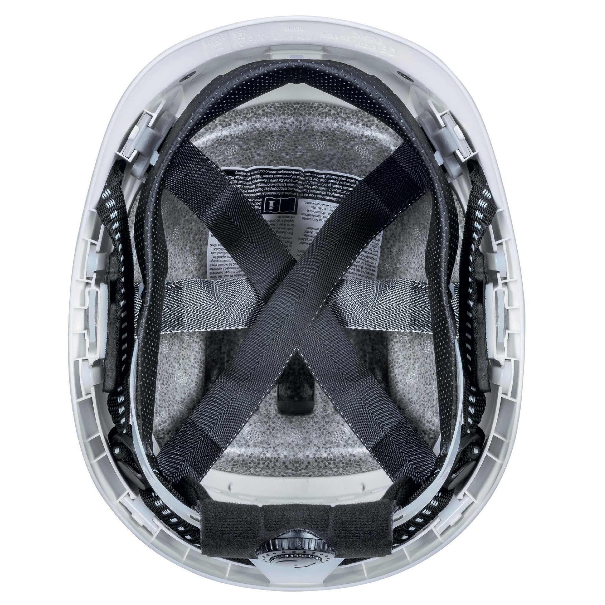 uvex pheos alpine Schutzhelm weiß- Industrieschutzhelm verstellbare Grösse