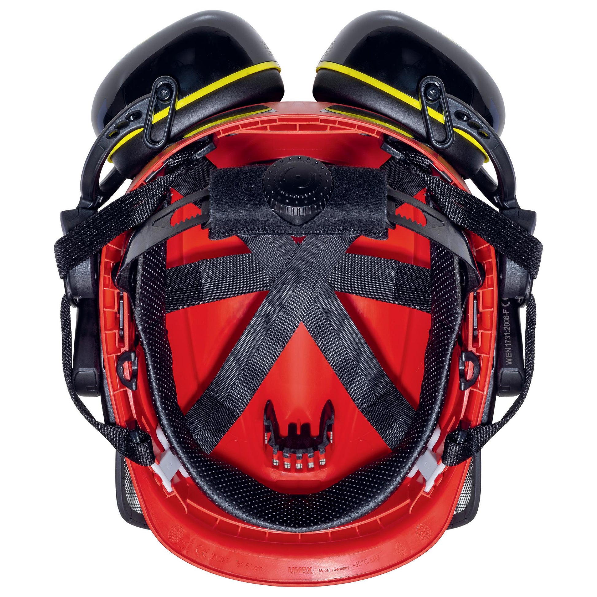 uvex pheos forestry Schutzhelm rot-Speziell auf die Anforderungen der Wald3